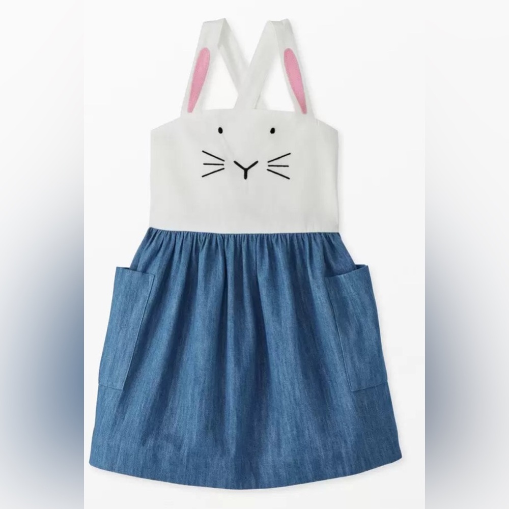 Hanna Andersson Bunny Embroidered Muslin Jumper